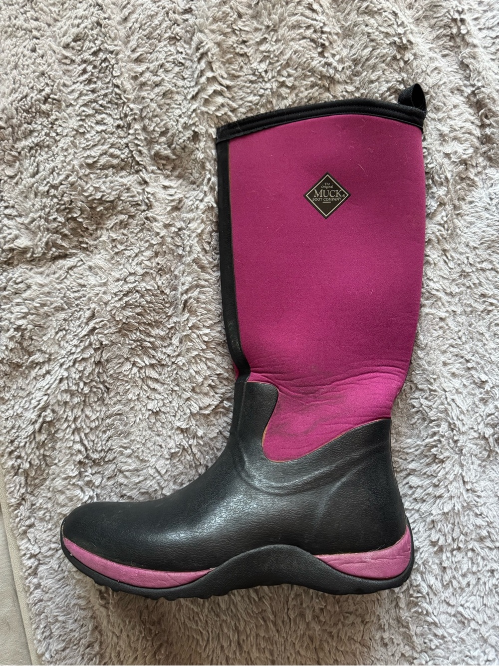 MUCK BOOTS Women's Pink Waterproof Knee High Boots Size 10 - Picture 7 of 13